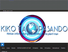 Tablet Screenshot of kikotapasando.com
